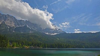 Vom Eibsee auf die Zugspitze, 2962 m