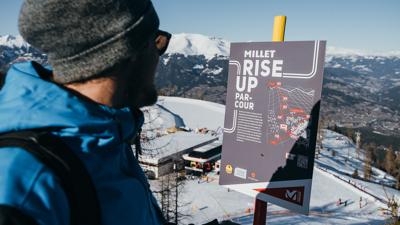 Skitourenlehrpfad Goldeck – Millet Rise up Parcours