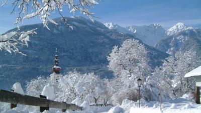 Winterwanderweg entlang der Obergailtaler Panoramaloipe – Bereich Gemeinde Dellach