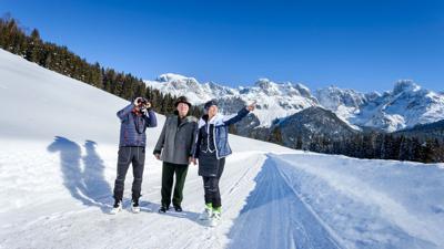 Annaberg: Winterwanderung am Rainischweg