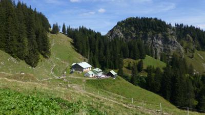 Von Jungholz auf die Hirschalpe in Bad Hindelang