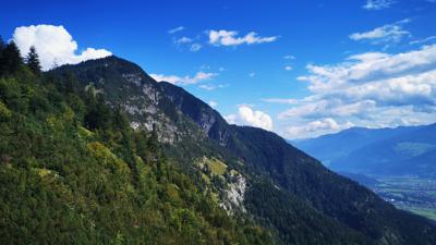 Über die Zunterköpfe oberhalb von Thaur