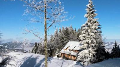 Ennser Hütte- Almkogel (vom Parkplatz Bamacher) Winterwandern