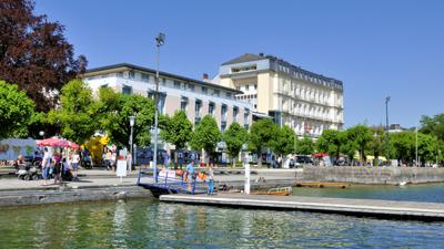 Esplanade Gmunden zum Toscanapark