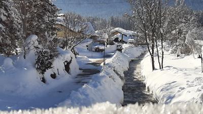 Dorfrundgang durch das winterliche Berg im Drautal