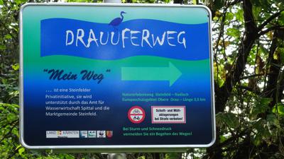 Drauuferweg in Steinfeld