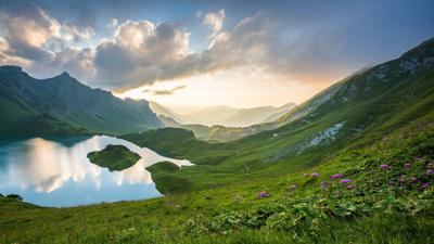 Drei Seen vom Vilsalpsee zum Schrecksee und zur Landsberger Hütte