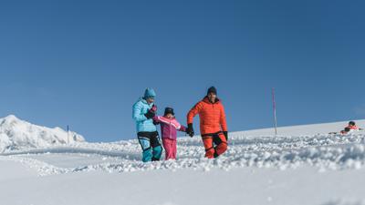 Winterwandern vom Filzensattel auf den Gabühel