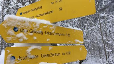 Winterwanderung Josefsallee – Steinpass – Gsengsteig