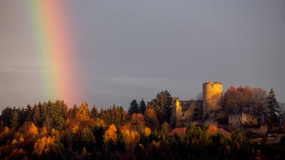 Weg zur Ruine Prandegg