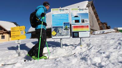 1. Kärntner Skitouren Lehrpfad im Heidi-Alm Skipark am Falkert