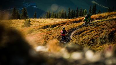 SH 73 Bergstadl-Trail an der Westgipfelbahn in Saalbach Hinterglemm