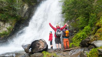 Der Gartlwasserfall bei Großkirchheim