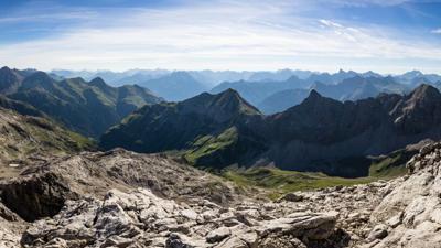 Heilbronner Höhenweg – Hermann v. Barth Hütte – Kemptner Hütte