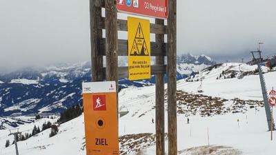 Pisten-Skitour auf den Schwarzkogel