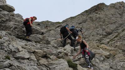 Porze über Klettersteig