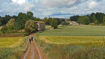 Von Padrón nach Santiago de Compostela