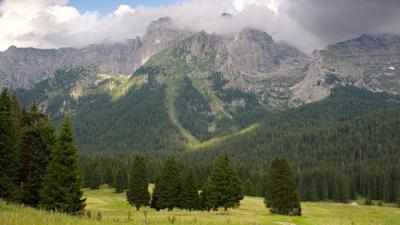 Abfahrt vom Lago di Pradalago