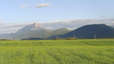 Tour nach Sabinánigo über dem Oturia