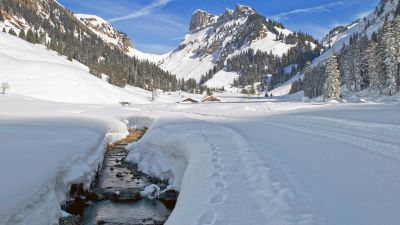 Winterwanderweg Justistal