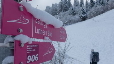 Schneeschuhtrail Badegg–Luthern Bad