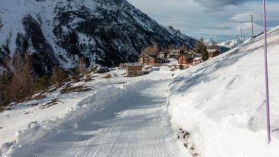 Schlittelweg Kreuzboden–Saas-Grund