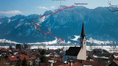 Branderschrofen, 1880 m