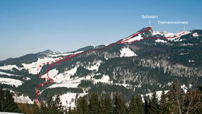 Spitzstein, 1596 m