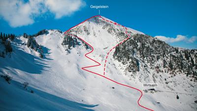 Geigelstein, 1813 m