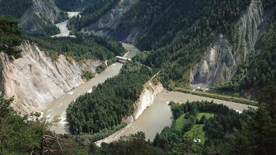 Durch die Rheinschlucht