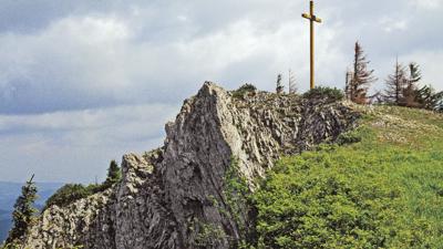 Unterberg, 1342 m, von Westen