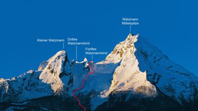 Fünftes Watzmannkind, 2225 m