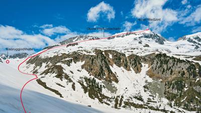 Hoher Weißzint, 3371 m