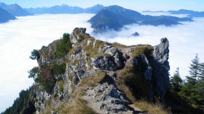 Laber, 1682 m, und Ettaler Manndl