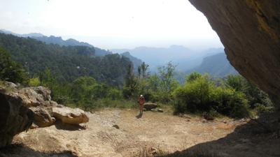 Serra de Caro: Cova del Vidre