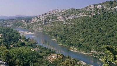 Untere Ardècheschlucht