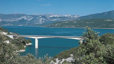 Lac de Ste-Croix und der untere Verdon