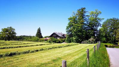 König-Ludwig-Weg, 1. Etappe: Berg – Dießen (Landroute über Raisting)