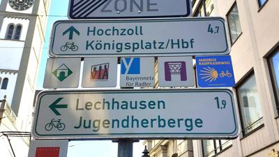 Jakobus Radpilgerweg (Etappe Donauwörth-Augsburg-Kirchheim)