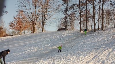 Winterwanderung bei Görlitz – Berzdorfer Halden und See
