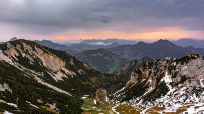 Zum Soinsee aus dem Ursprungtal