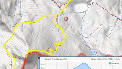 Hoher Trieb (2.199 m) über kleinen Trieb (2.096 m) – Weg der Jugend
