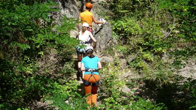 Lavamünd: Klettergarten u. Klettersteig Dreifaltigkeitsfelsen