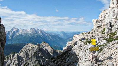 Obermayrberg über Loferersteig zur Neuen Traunsteiner Hütte