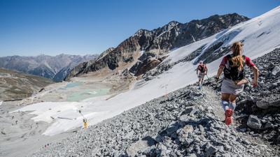 Seilbahnwanderung: Rotkoglhütte – Rettenbachgletscher – Rettenbachalm – Sölden