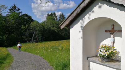 Spaziergang zur Plattform (barrierefrei)