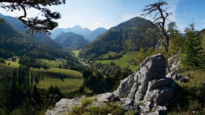 Tour auf den Falkenstein, Naturpark Schwarzau im Gebirge