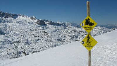 Winterwanderweg und Schneeschuhtrail zur Welterbespirale