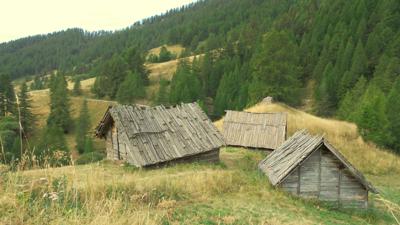 Die Hütten von Vallon du Couleau