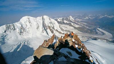 Dufourspitze, 4634 m – Westgrat